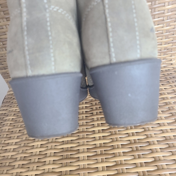 Eddie Bauer Evanesce Boots Suede Leather Wedge Lace-Up Wedge Gray Size 6 - Picture 13 of 13